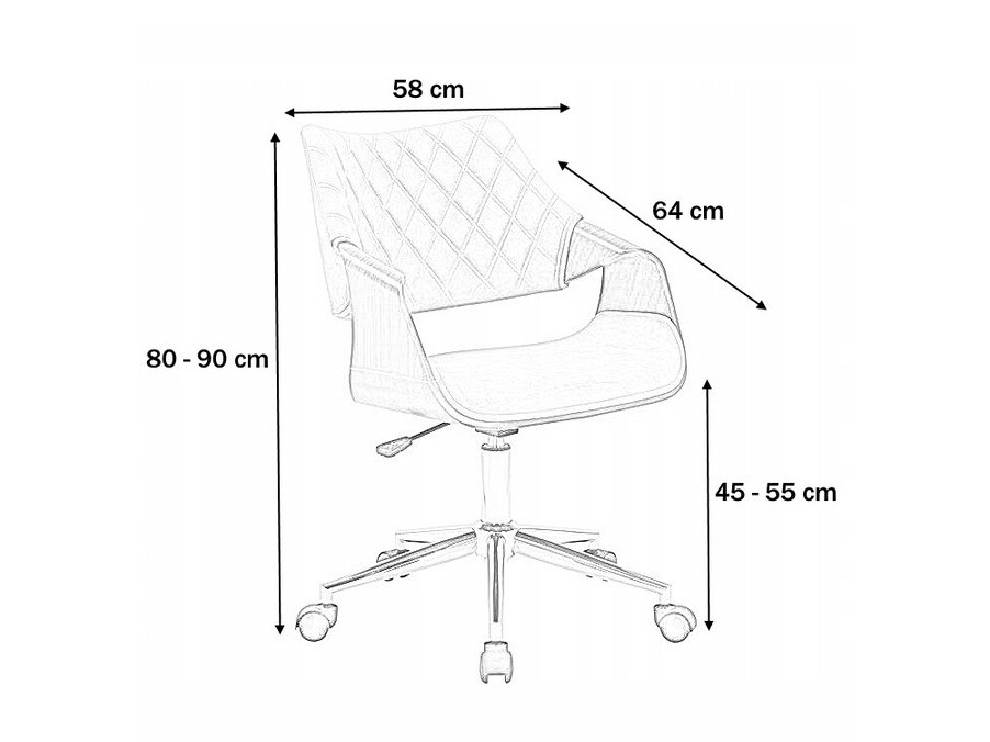 Chaise de bureau Houston 1036