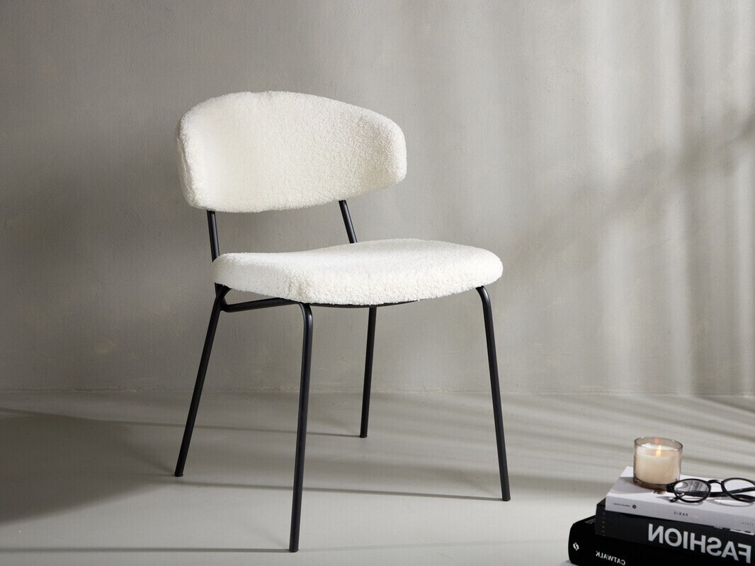 Chaise Dallas 4533 (Blanc + Noir)