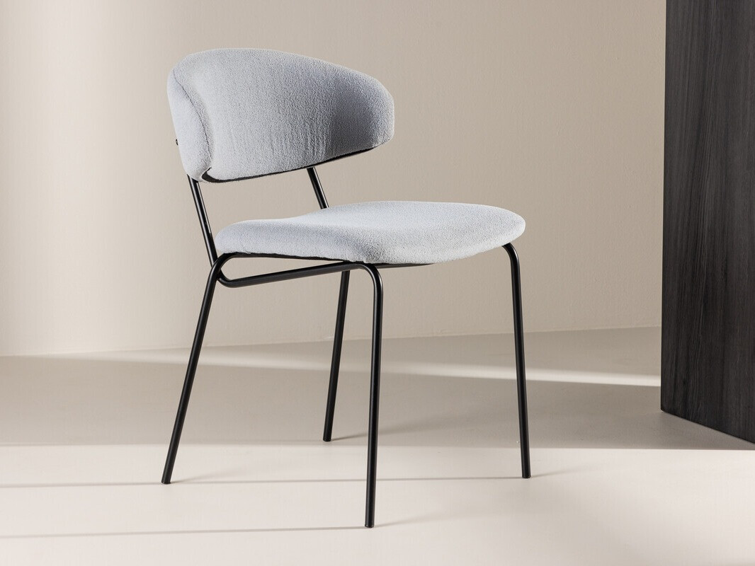 Chaise Dallas 4533 (Bleu clair + Noir)