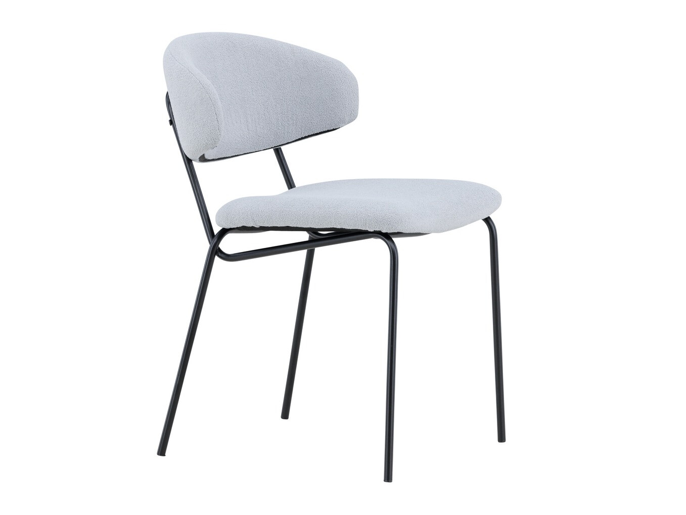Chaise Dallas 4533 (Bleu clair + Noir)