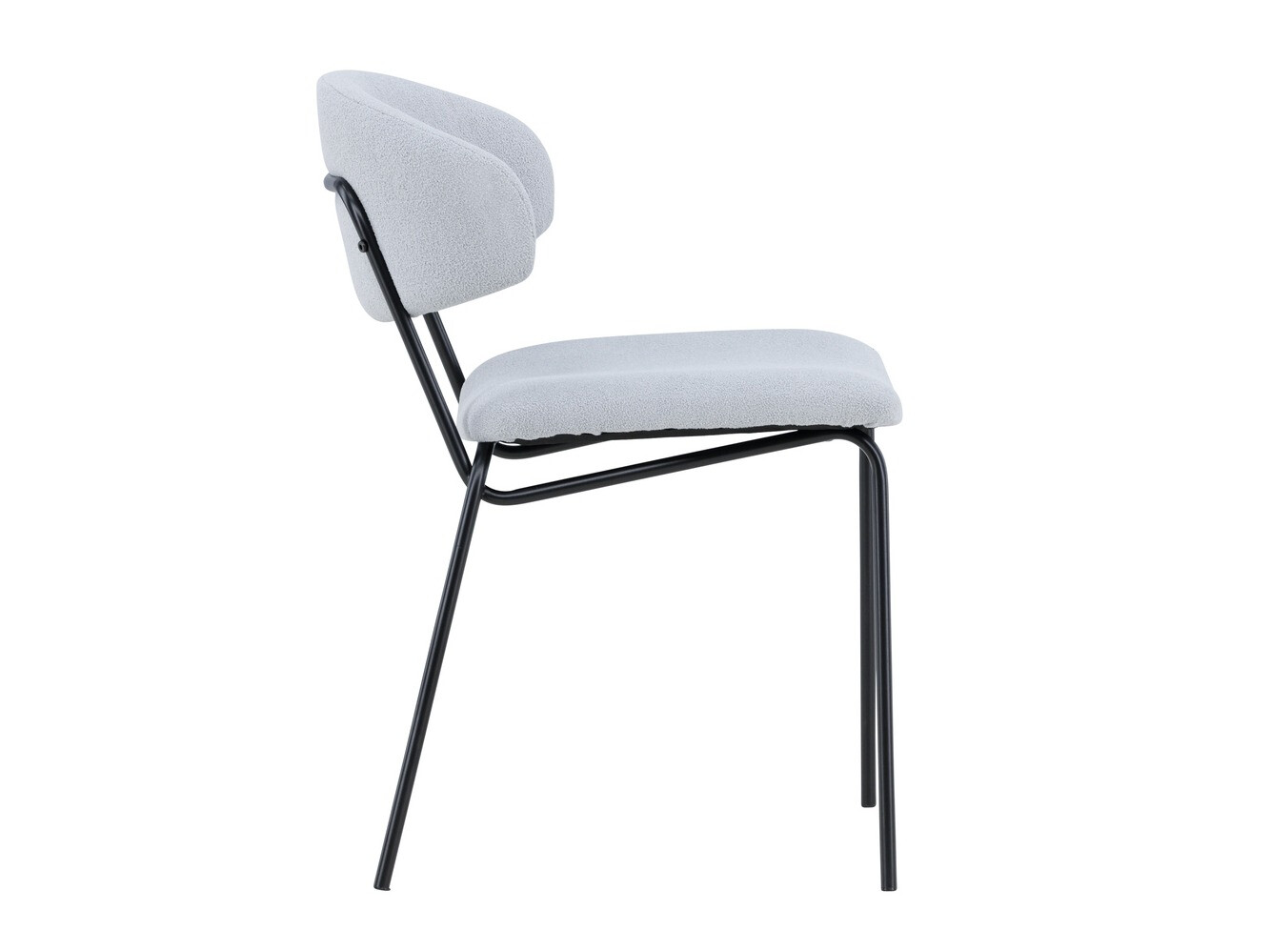 Chaise Dallas 4533 (Bleu clair + Noir)