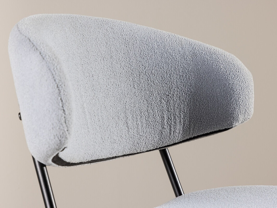 Chaise Dallas 4533 (Bleu clair + Noir)