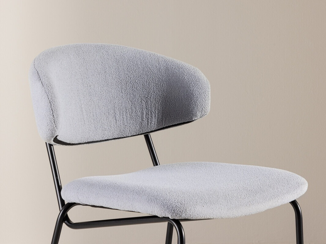 Chaise Dallas 4533 (Bleu clair + Noir)