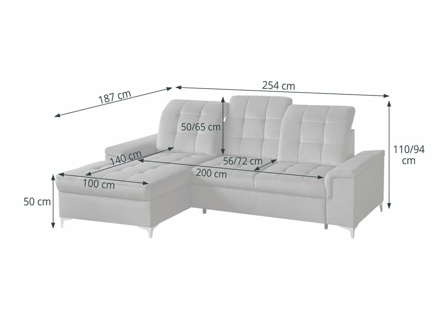 Canapé d'angle Boston 587 (Voss 15)