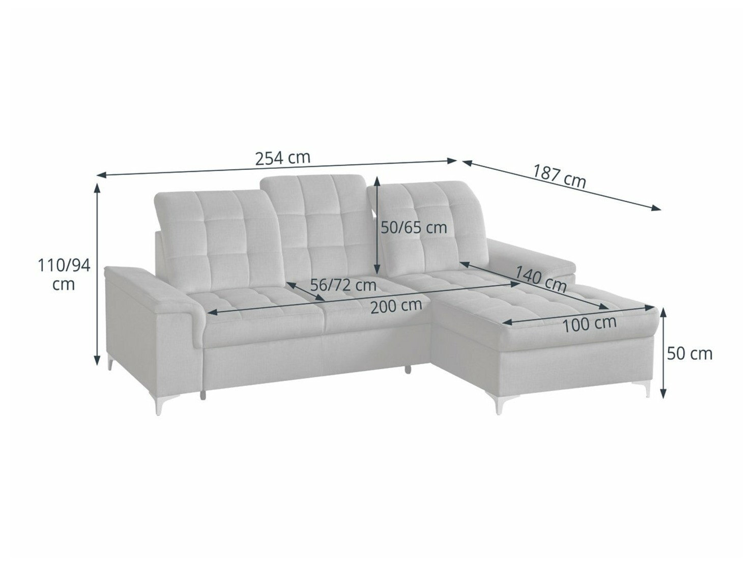 Canapé d'angle Boston 587 (Voss 15)