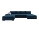 Canapé d'angle Comfivo 106 (Kronos 05 + Uttario Velvet 2973)