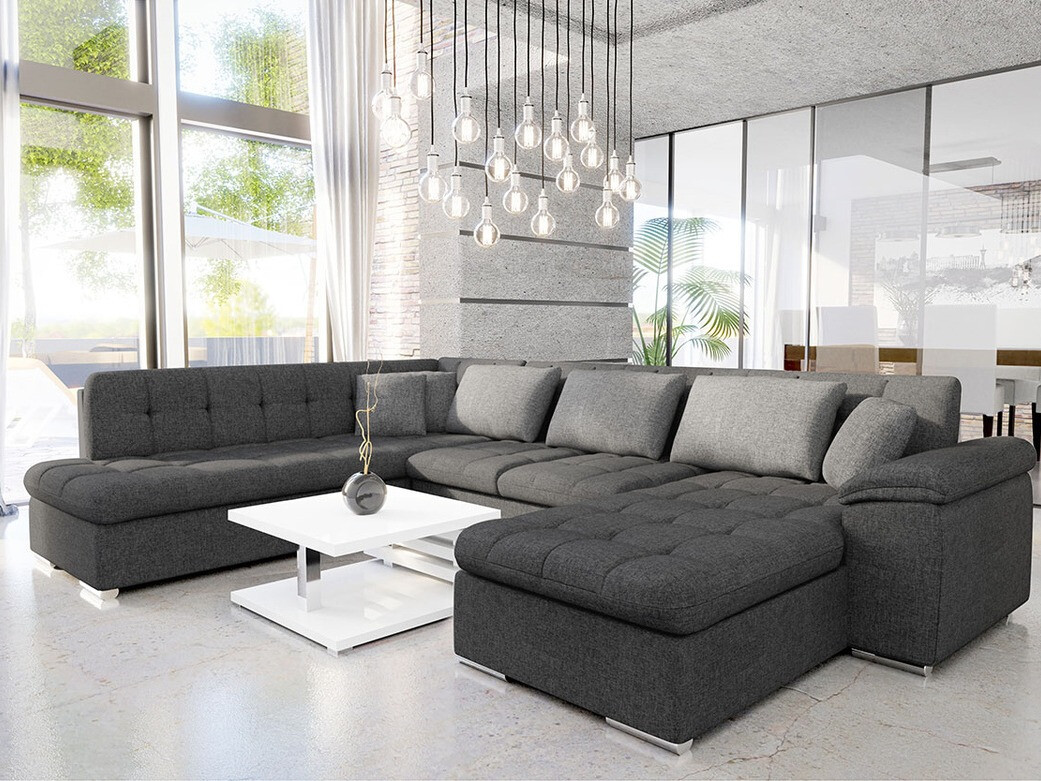 Canapé d'angle Comfivo Gemma III (Lux 06 + Lux 06 + Lux 05)