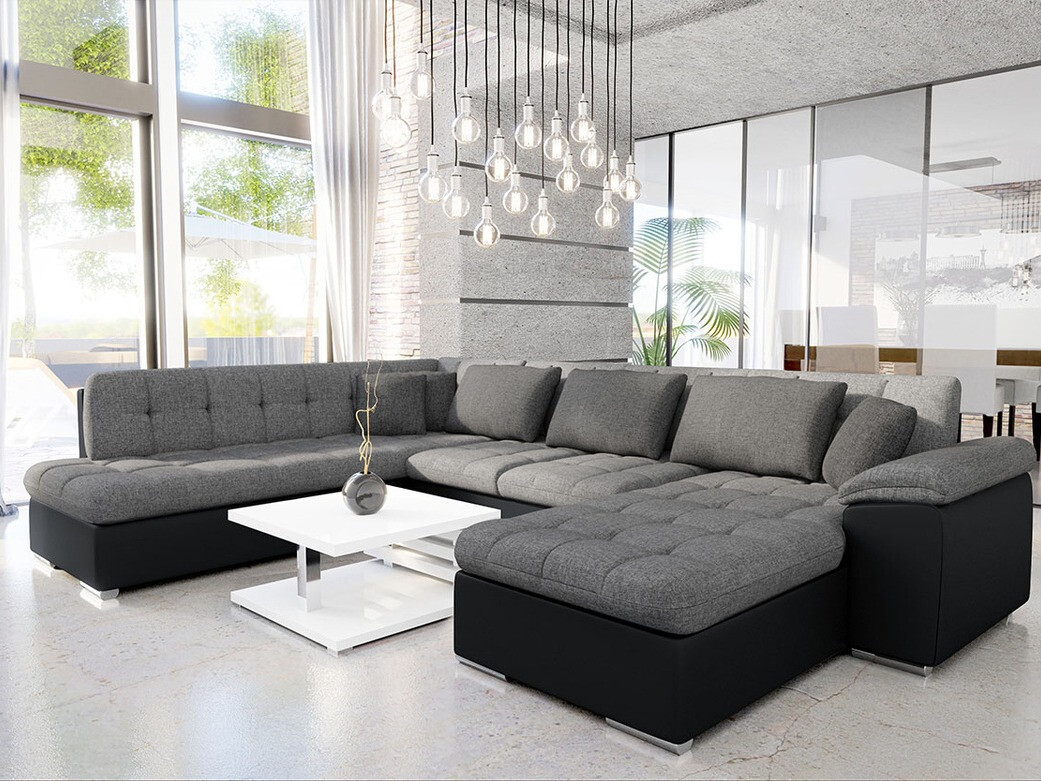 Canapé d'angle Comfivo Gemma III (Soft 011 + Lux 05 + Lux 06)