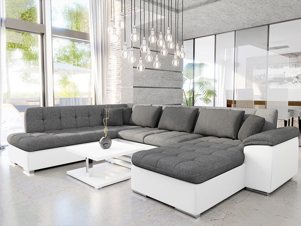Canapé d'angle Comfivo Gemma III (Soft 017 + Lux 05 + Lux 06)