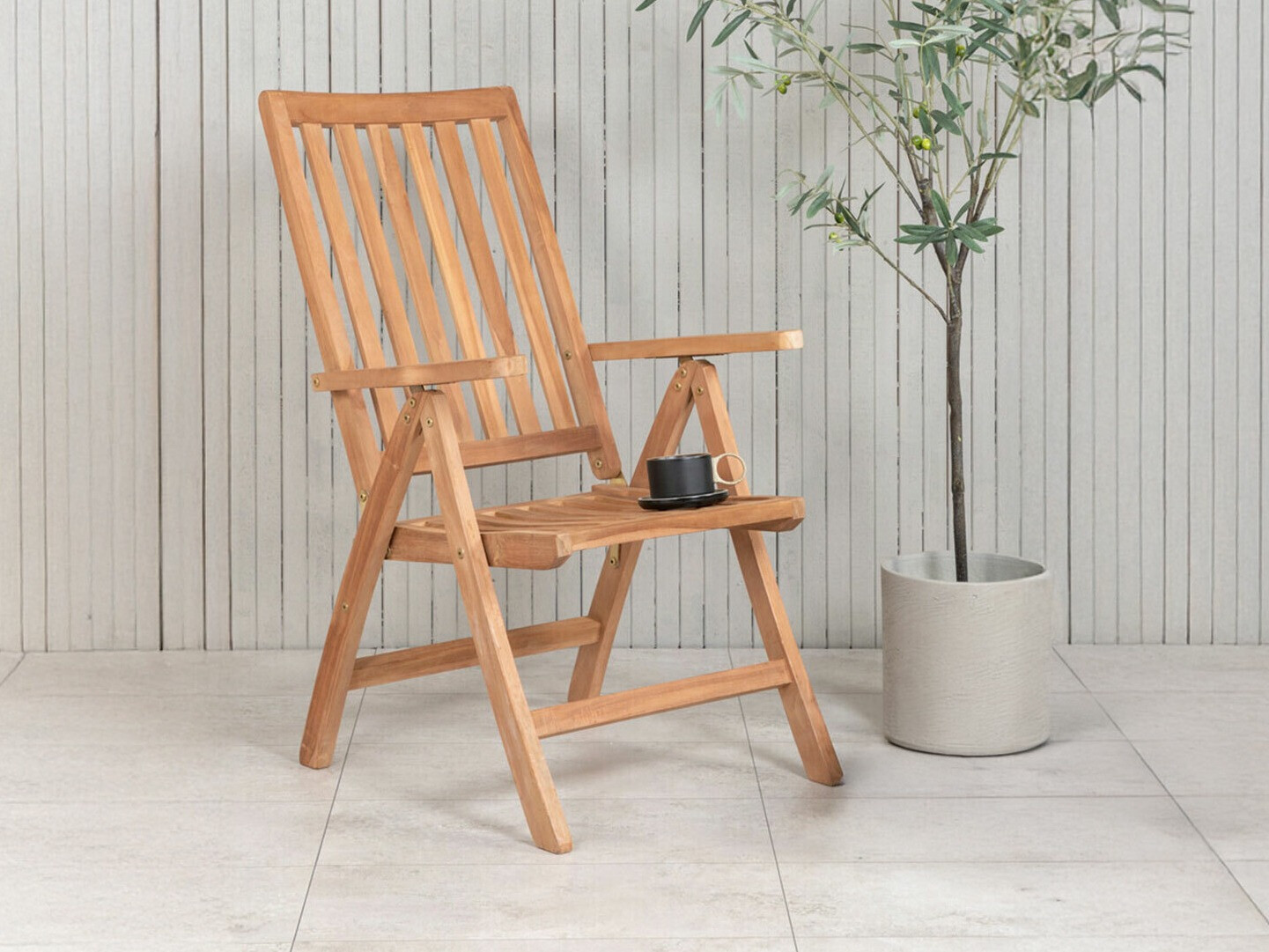 Chaise de jardin Nunova 115 (Brun clair)