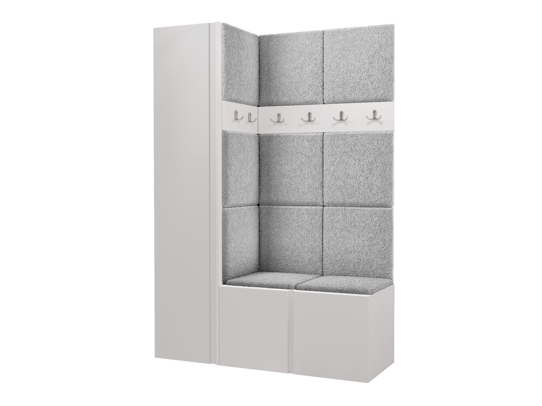 Meuble d'entrée Pinis IX (Blanc)