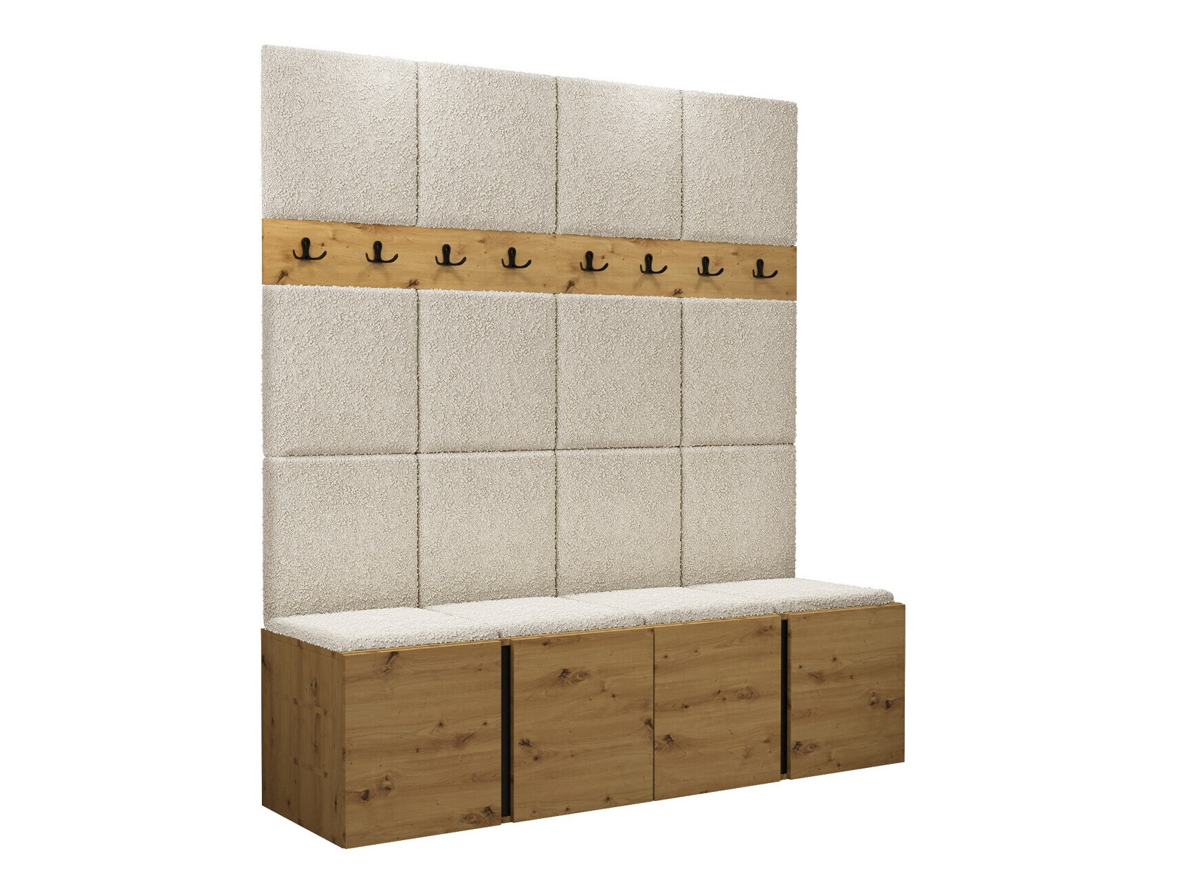 Meuble d'entrée Pinis V (Chêne Artisan)