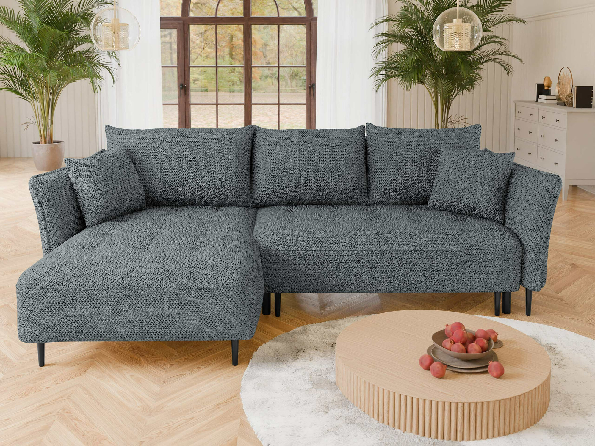 Canapé d'angle TrendyNest Cervon (Onega 07)