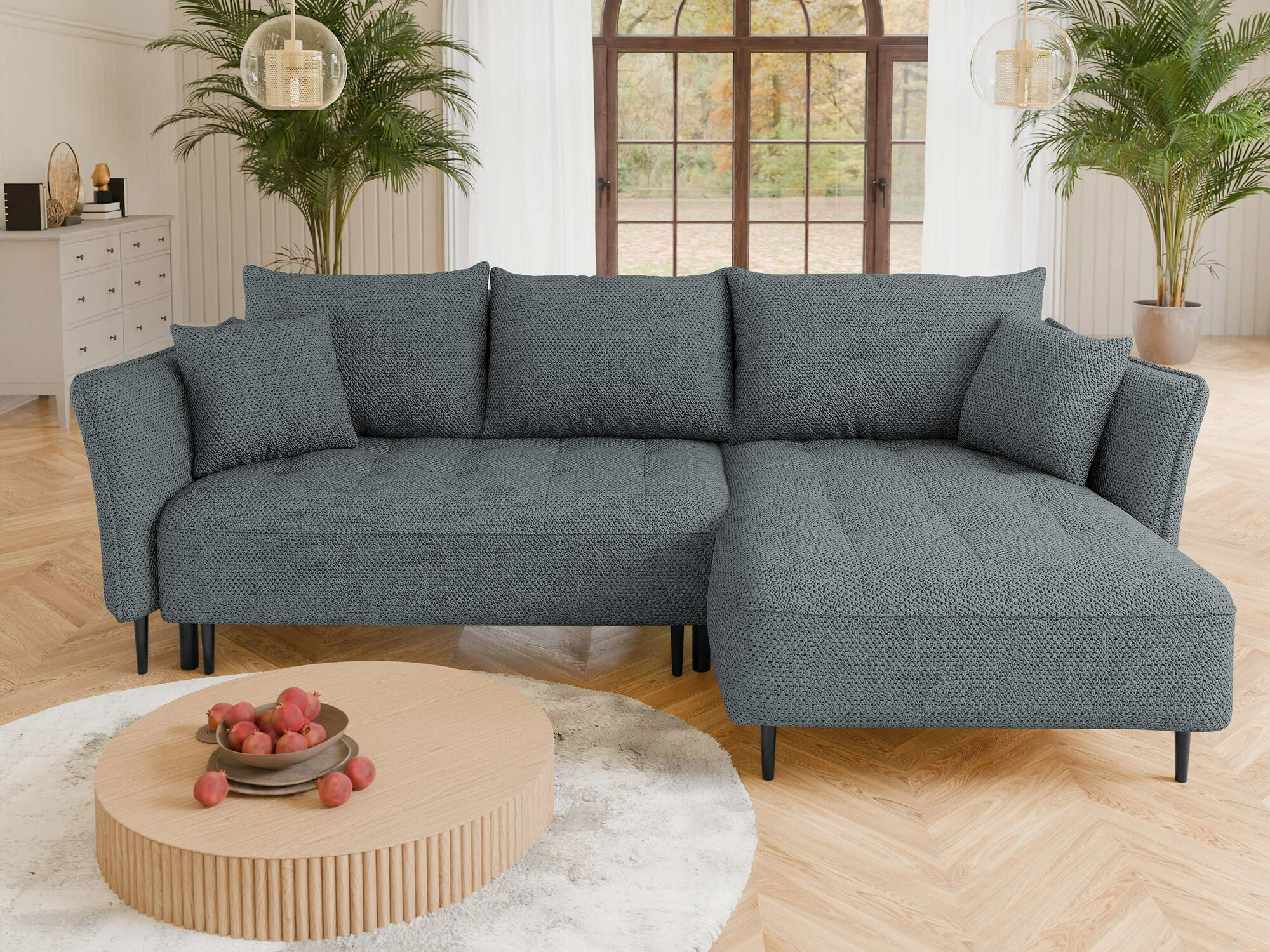 Canapé d'angle TrendyNest Cervon (Onega 07)