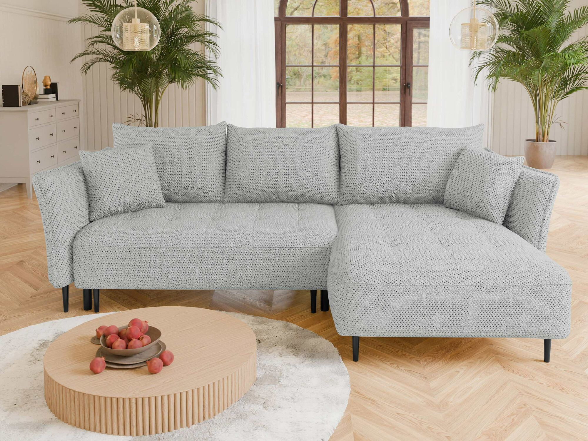 Canapé d'angle TrendyNest Cervon (Onega 08)
