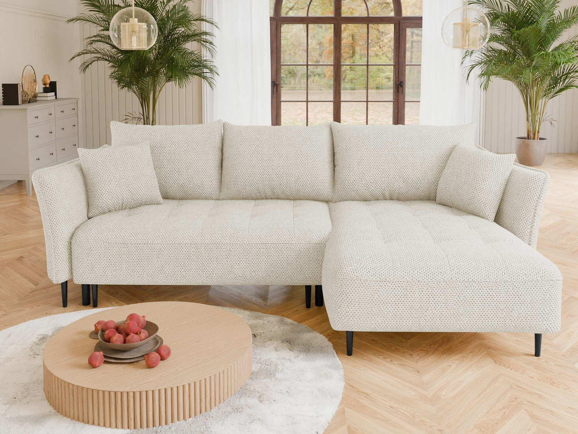 Canapé d'angle TrendyNest Cervon (Onega 14)