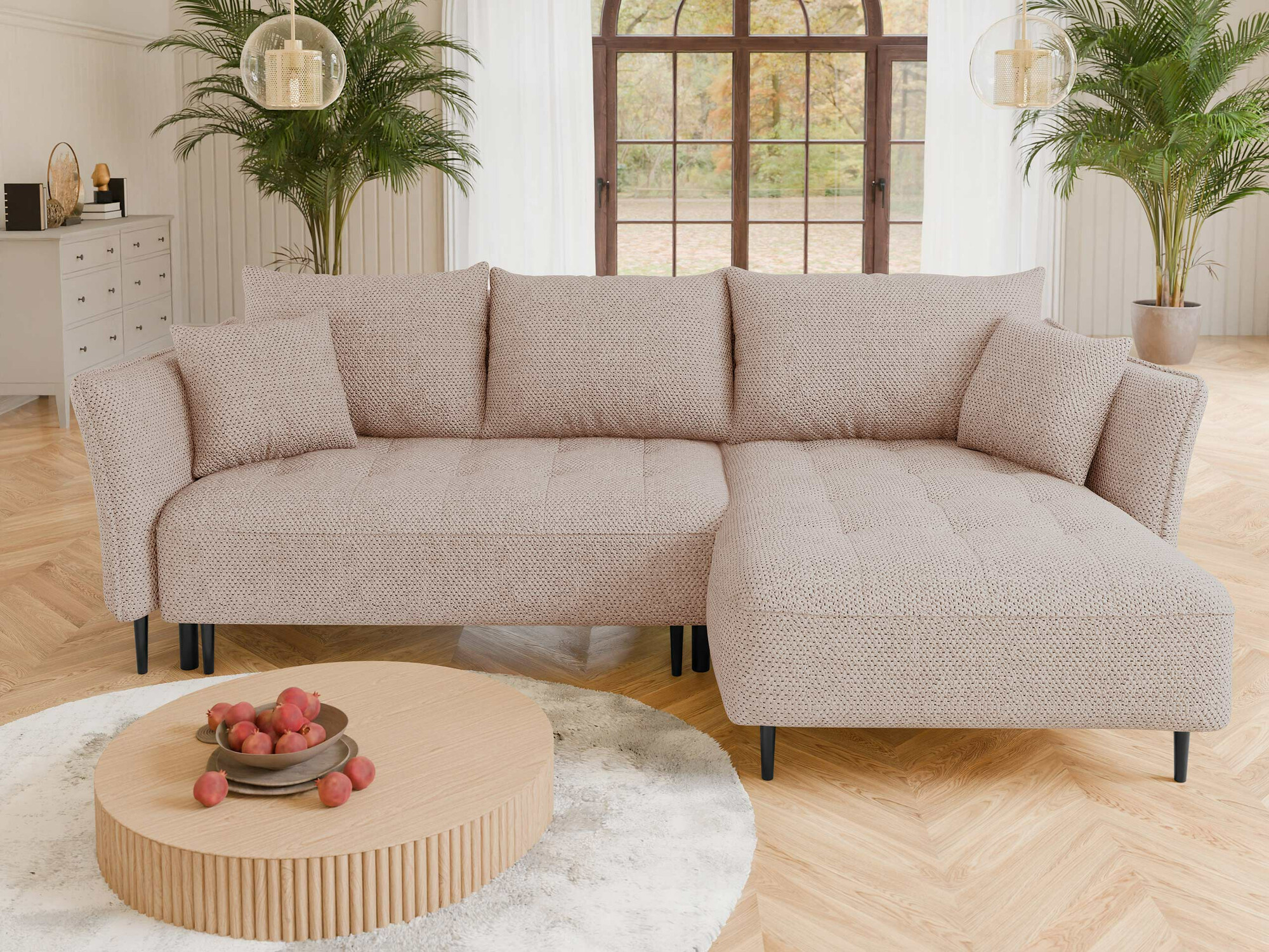 Canapé d'angle TrendyNest Cervon (Onega 15)