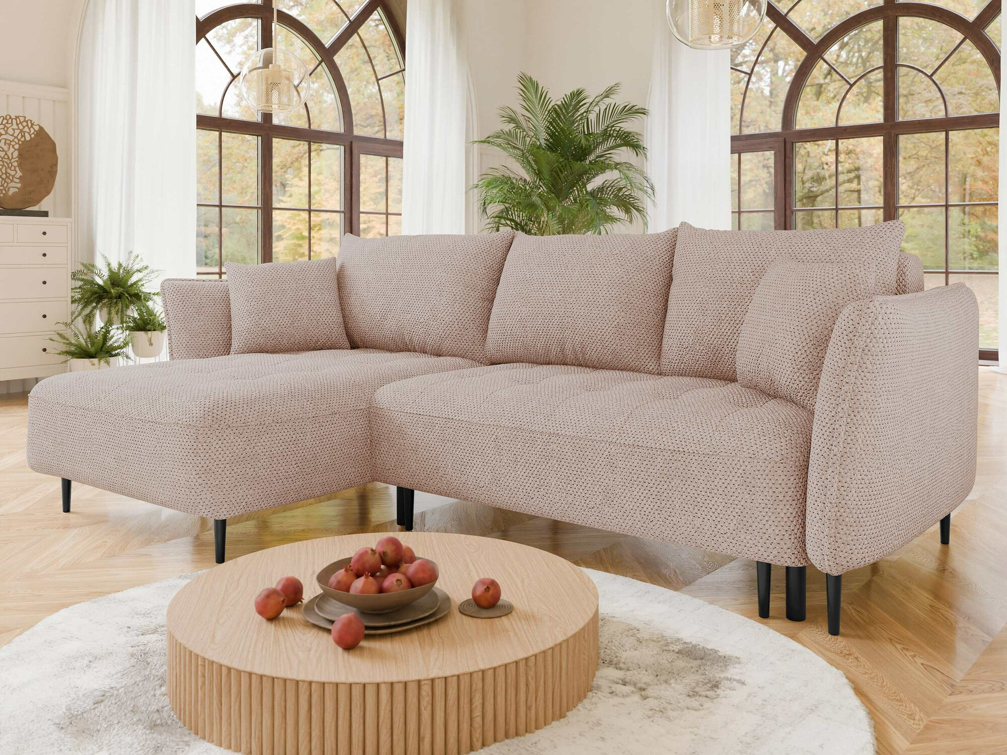 Canapé d'angle TrendyNest Cervon (Onega 15)