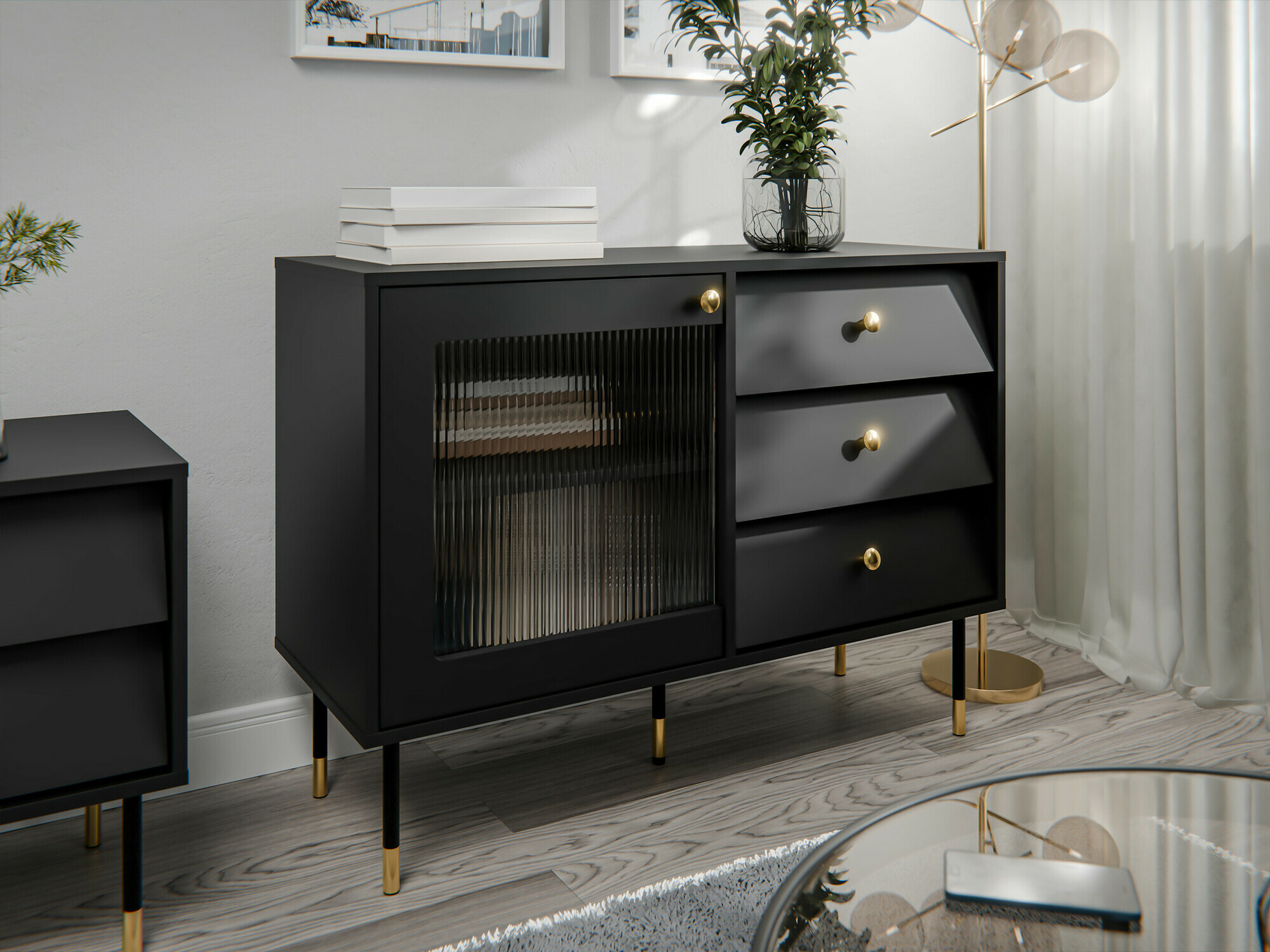 Commode Feletri 100 (Noir)