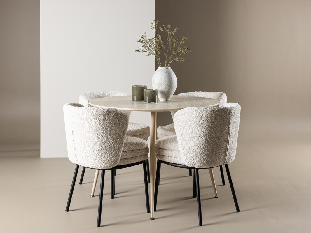 Salle à manger complète Dallas 4561 (Clair bois)