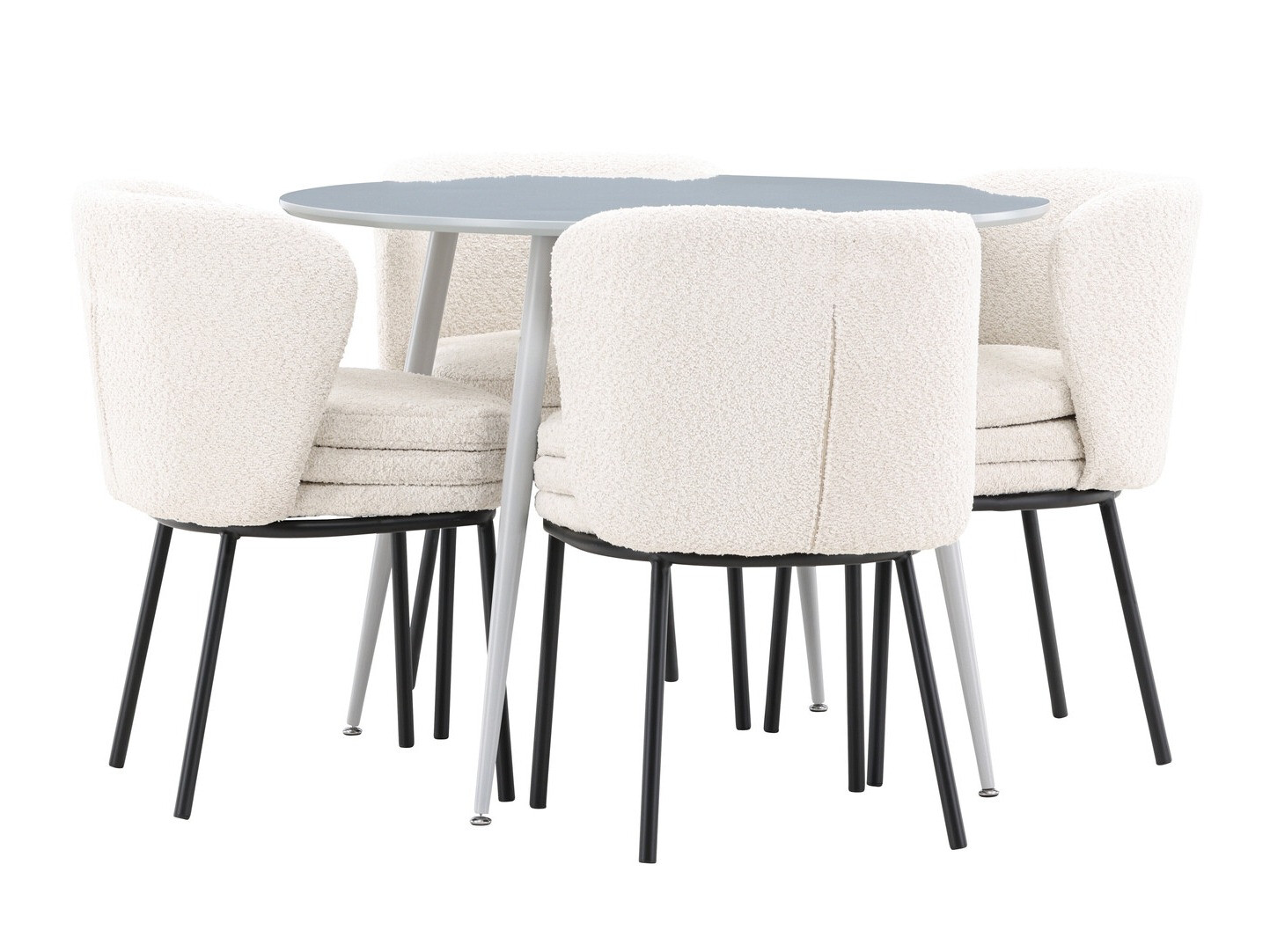 Salle à manger complète Dallas 4561 (Gris)