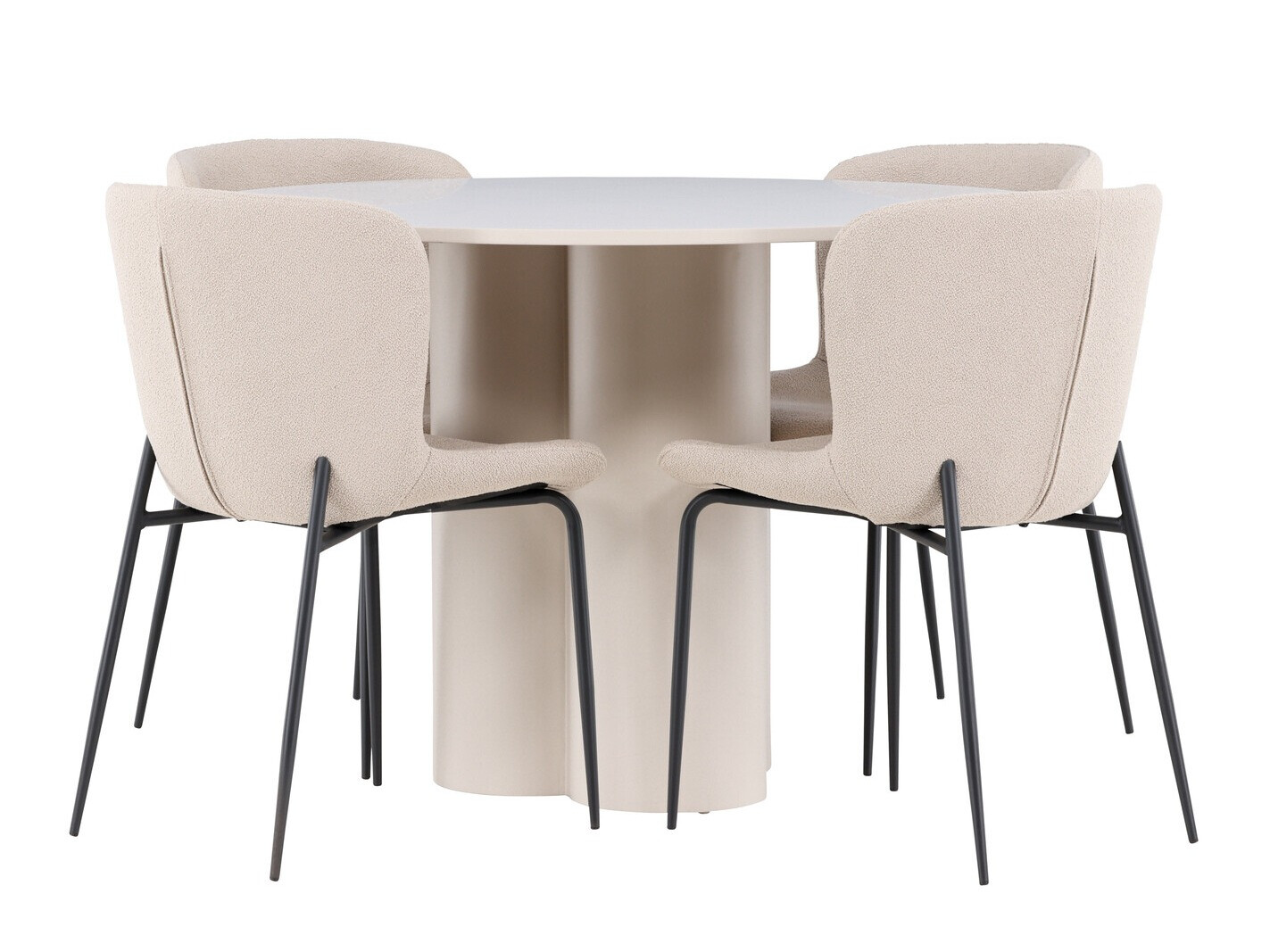 Salle à manger complète Dallas 4562 (Beige)
