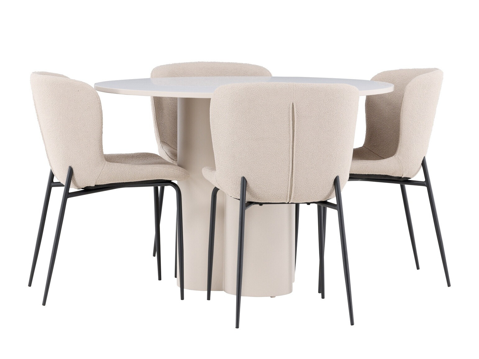 Salle à manger complète Dallas 4562 (Beige)