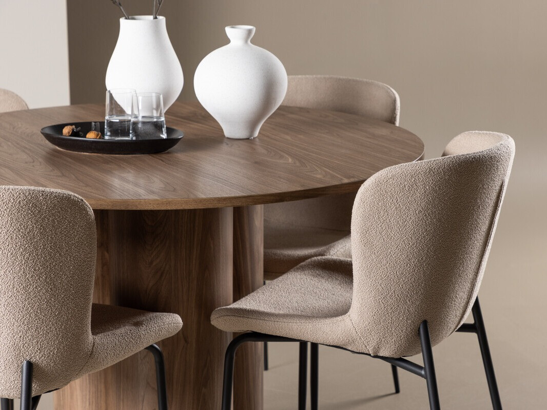 Salle à manger complète Dallas 4562 (Marron)