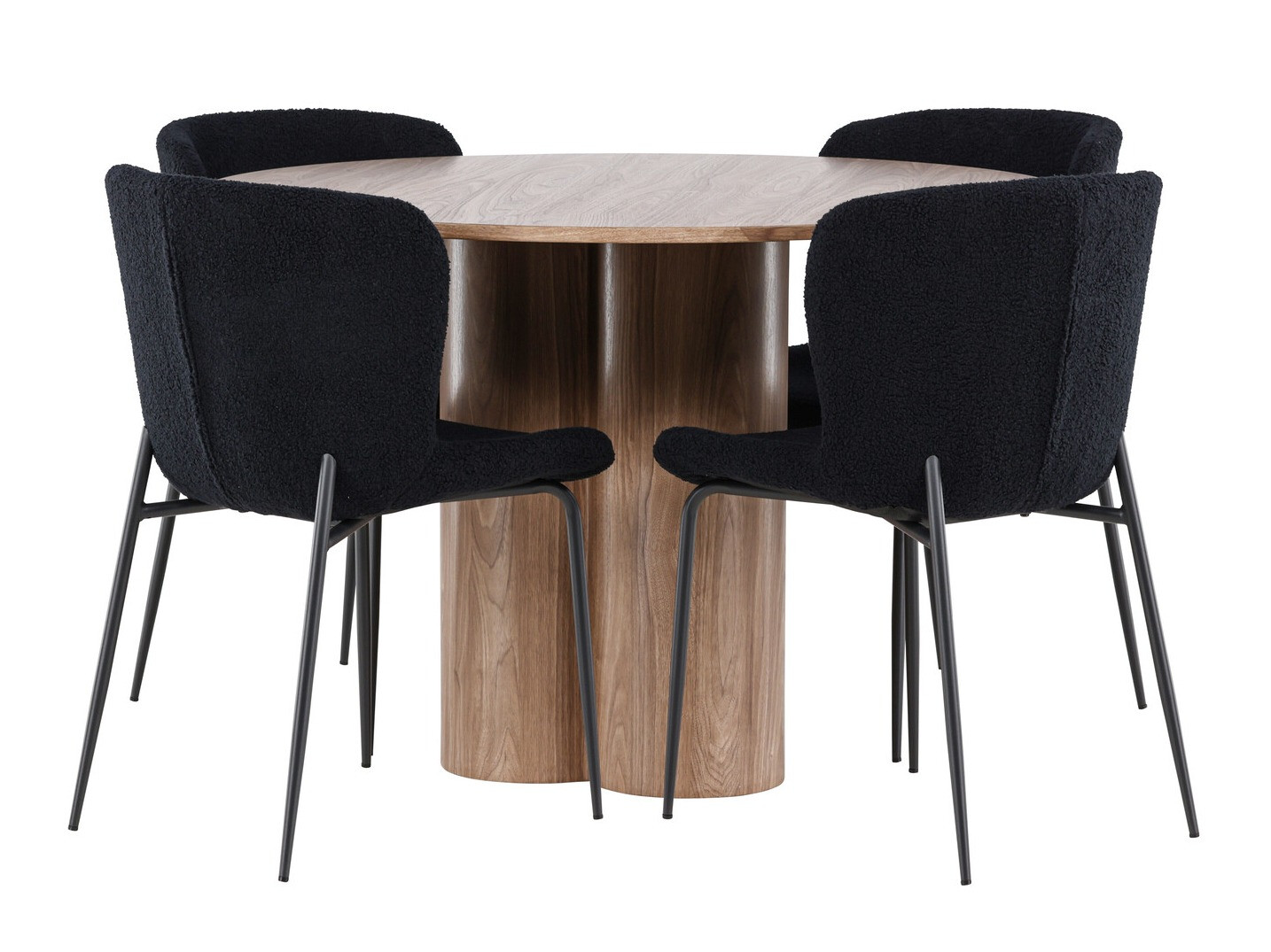 Salle à manger complète Dallas 4562 (Marron)