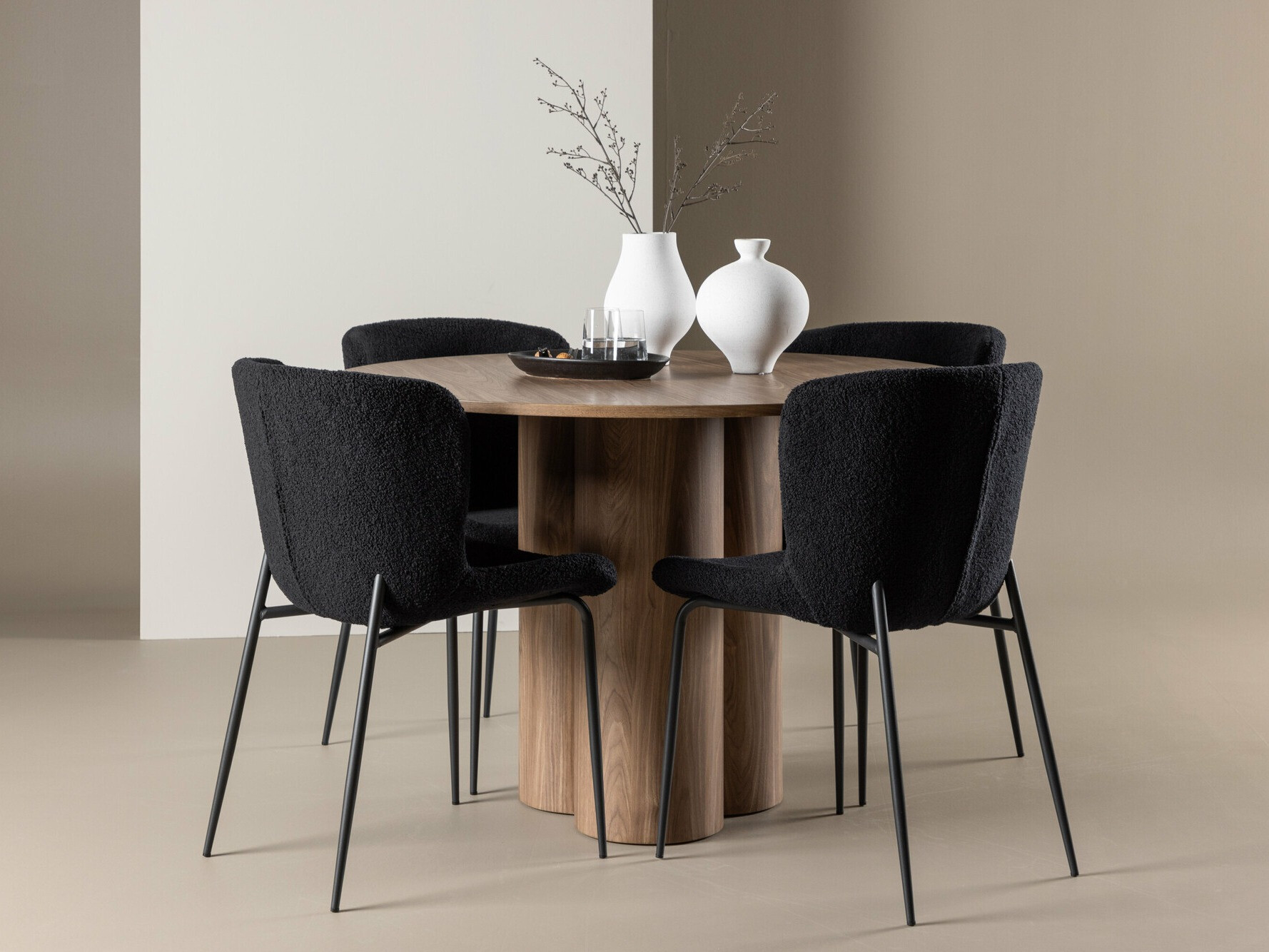 Salle à manger complète Dallas 4562 (Marron)