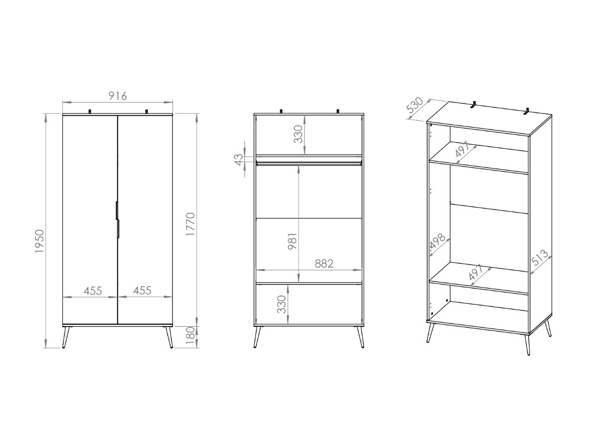 Armoire Odenovu 100
