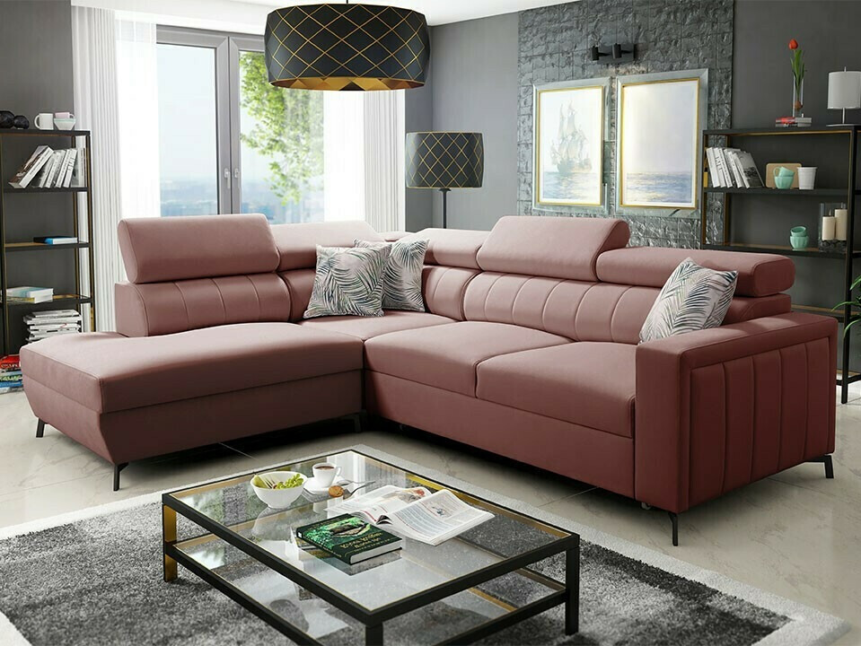 Canapé d'angle Sarasota 147 (Mono 235 + Botanical 36)