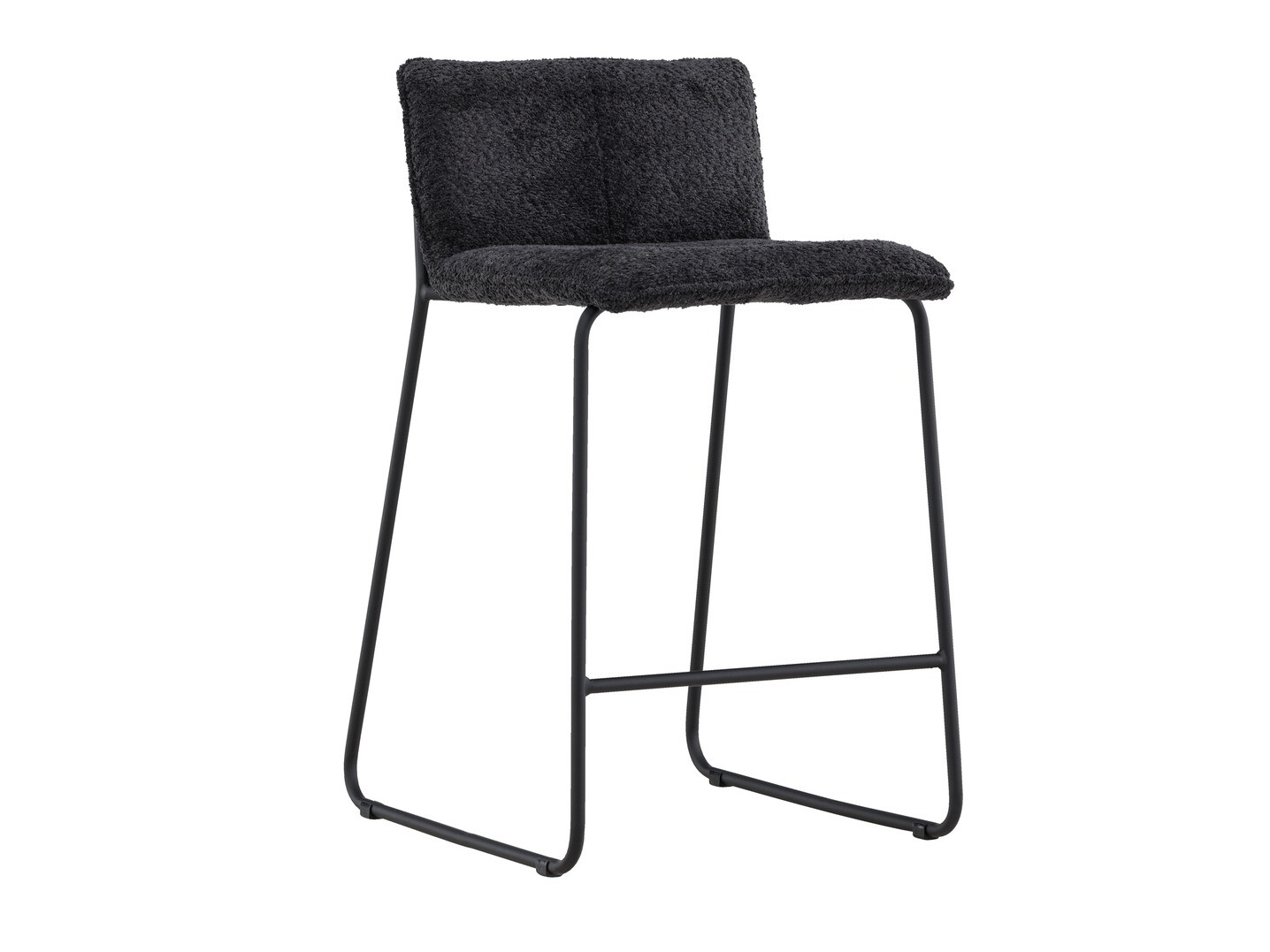 Chaise de bar mi-hauteur Dallas 3235 (Noir)