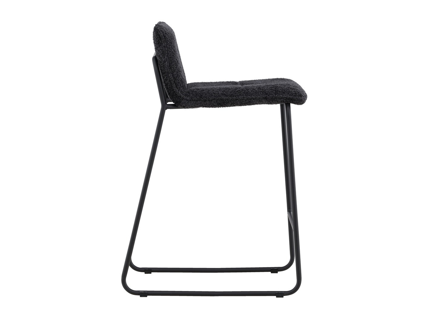 Chaise de bar mi-hauteur Dallas 3235 (Noir)