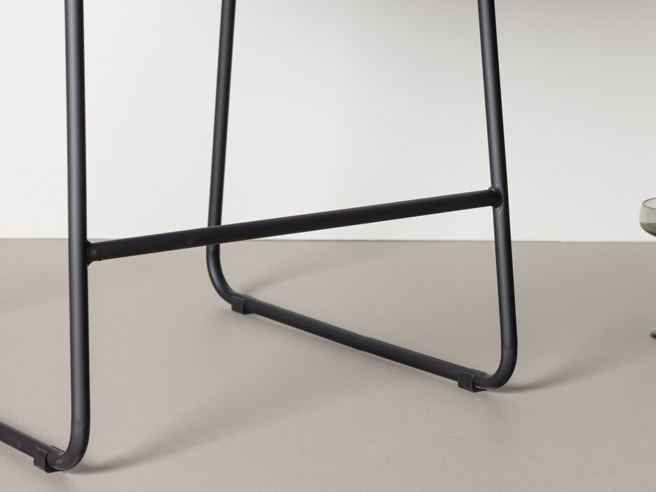 Chaise de bar mi-hauteur Dallas 3235 (Noir)