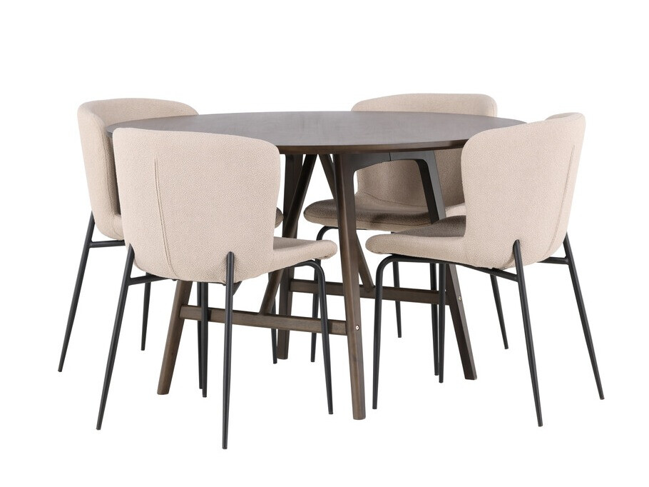 Salle à manger complète Dallas 4570 (Beige)