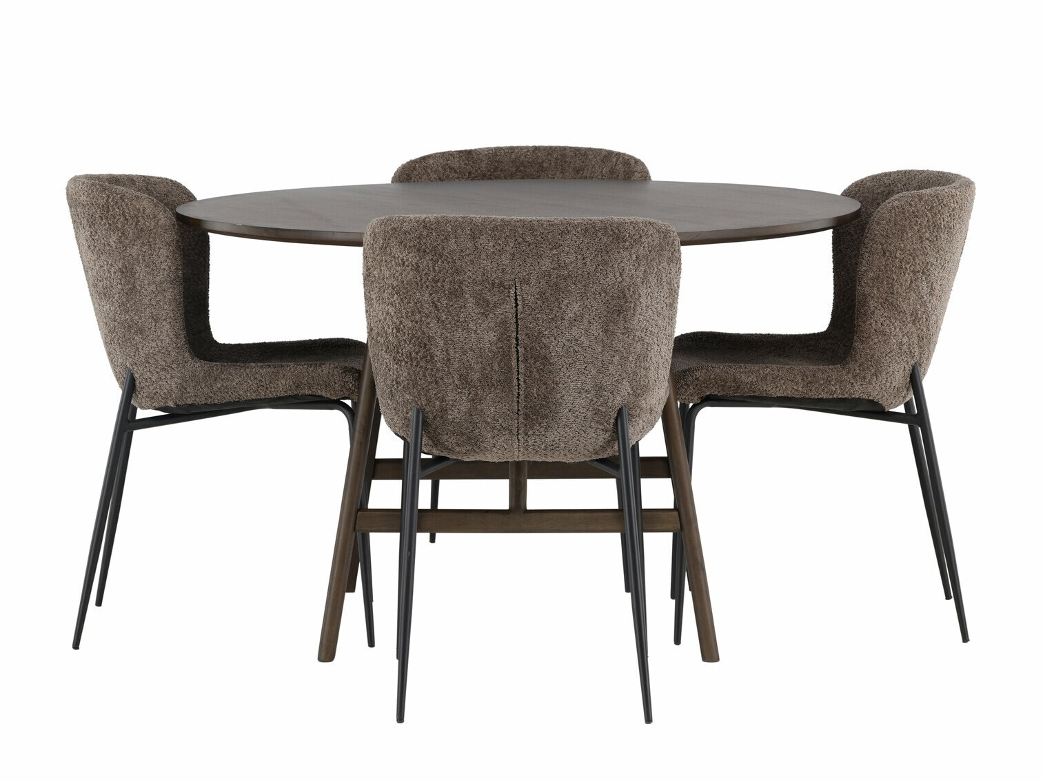Salle à manger complète Dallas 4570 (Marron)