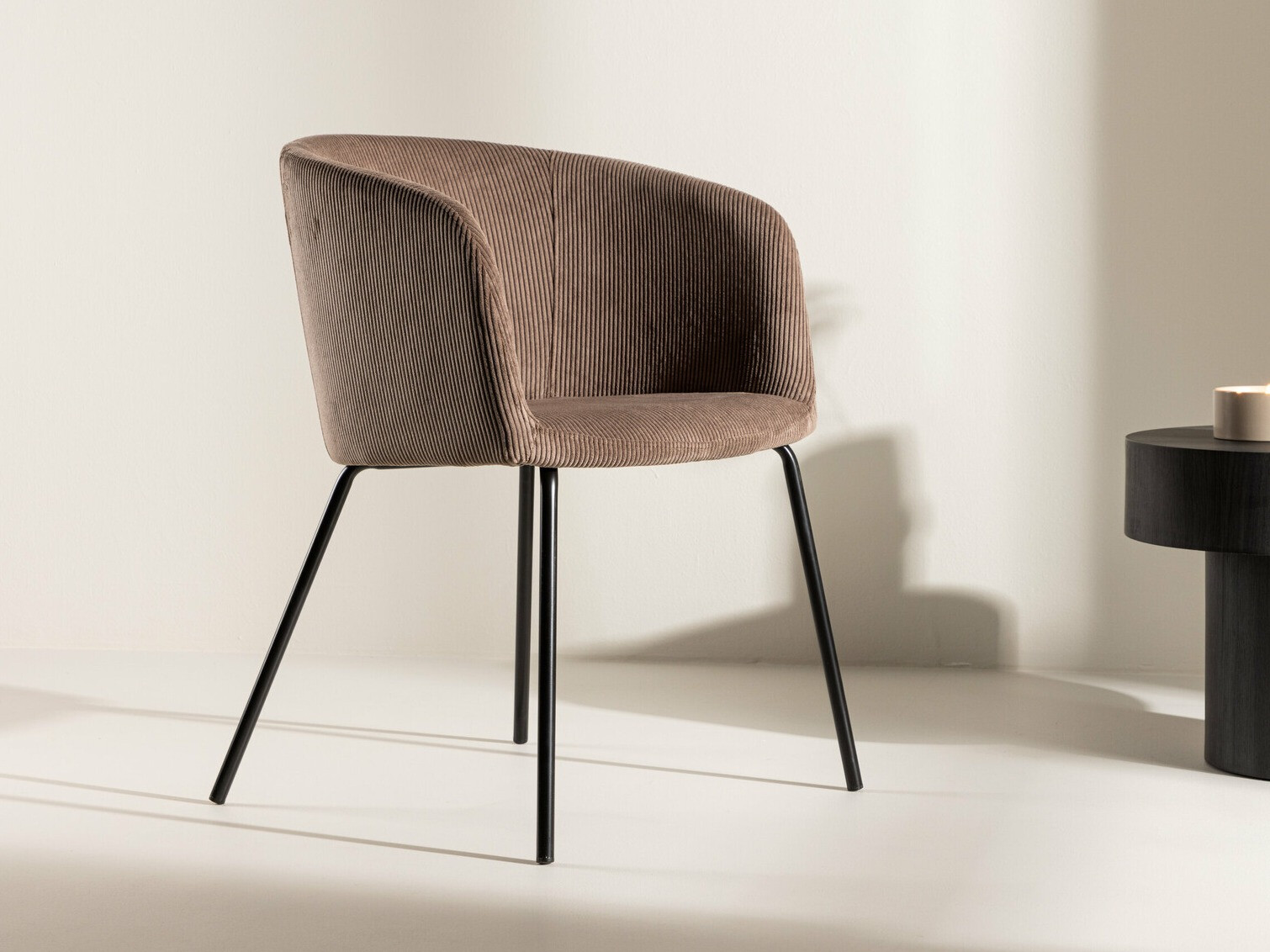Chaise Dallas 2603 (Marron + Noir)