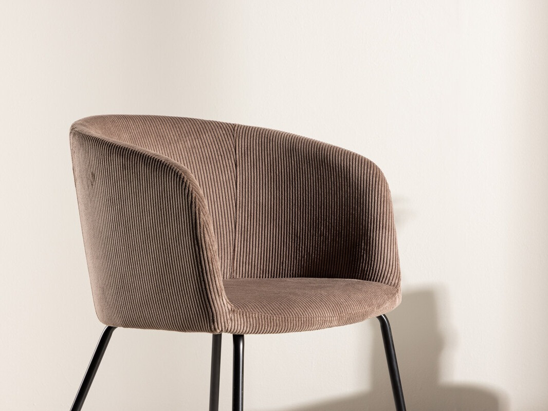 Chaise Dallas 2603 (Marron + Noir)