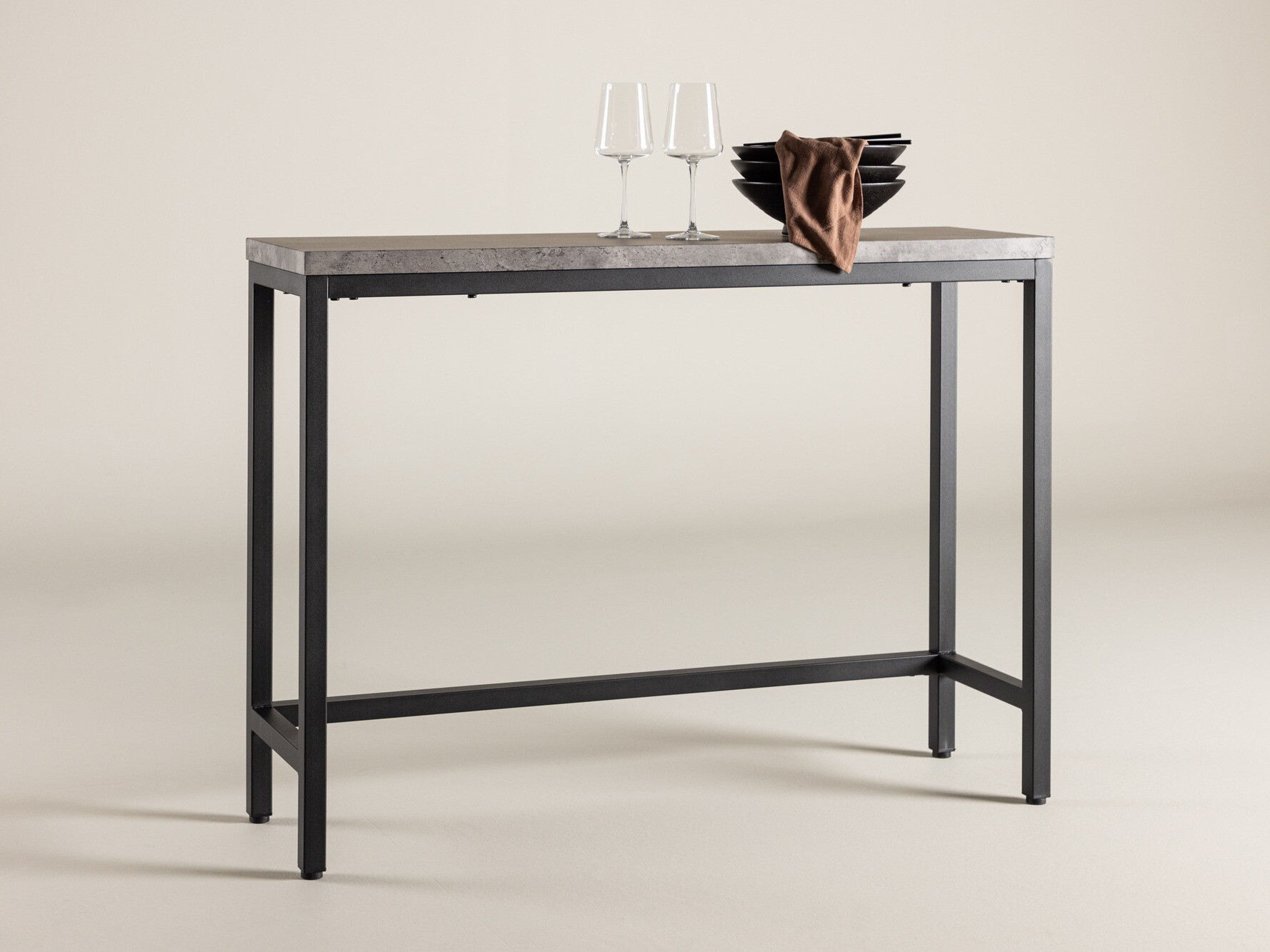 Console Dallas 2468 (Noir + Béton)