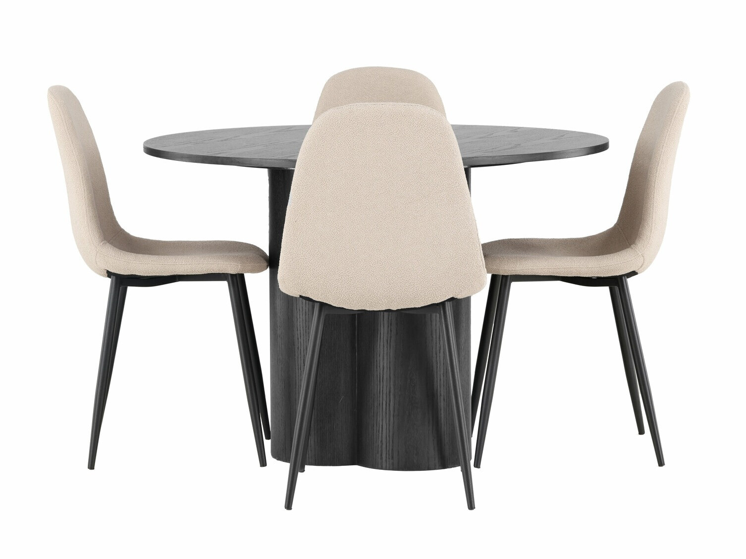 Salle à manger complète Dallas 4578 (Noir)