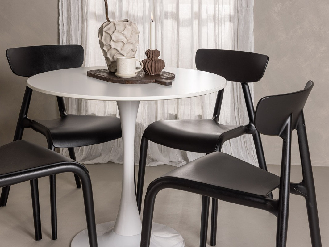 Salle à manger complète Dallas 4587 (Noir)