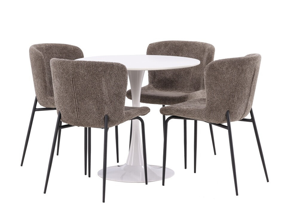 Salle à manger complète Dallas 4590 (Marron)