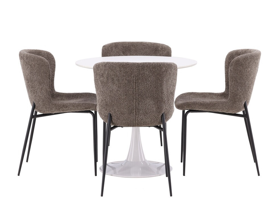 Salle à manger complète Dallas 4590 (Marron)