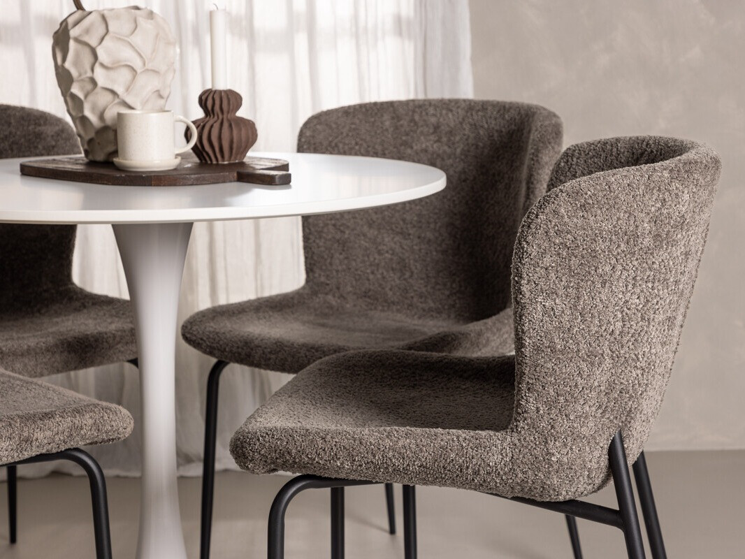 Salle à manger complète Dallas 4590 (Marron)