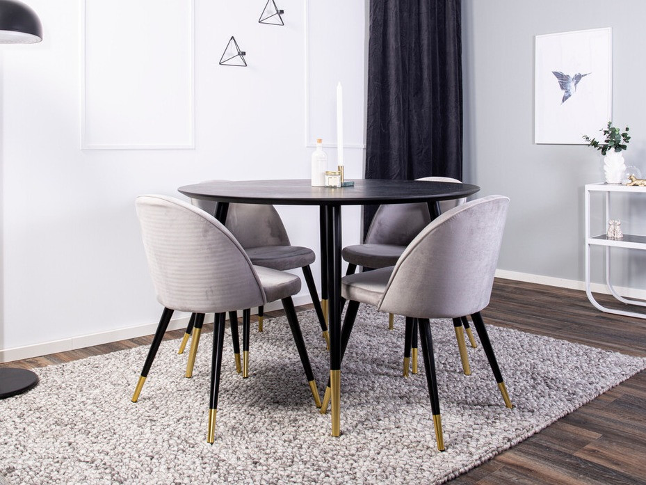 Salle à manger complète Dallas 3331 (Gris)