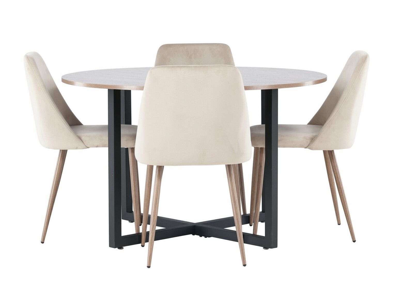 Salle à manger complète Dallas 4598 (Beige)