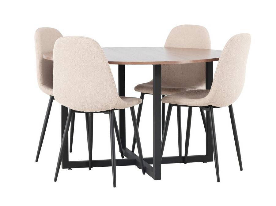 Salle à manger complète Dallas 4599 (Beige)
