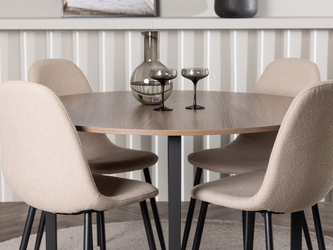 Salle à manger complète Dallas 4599 (Beige)