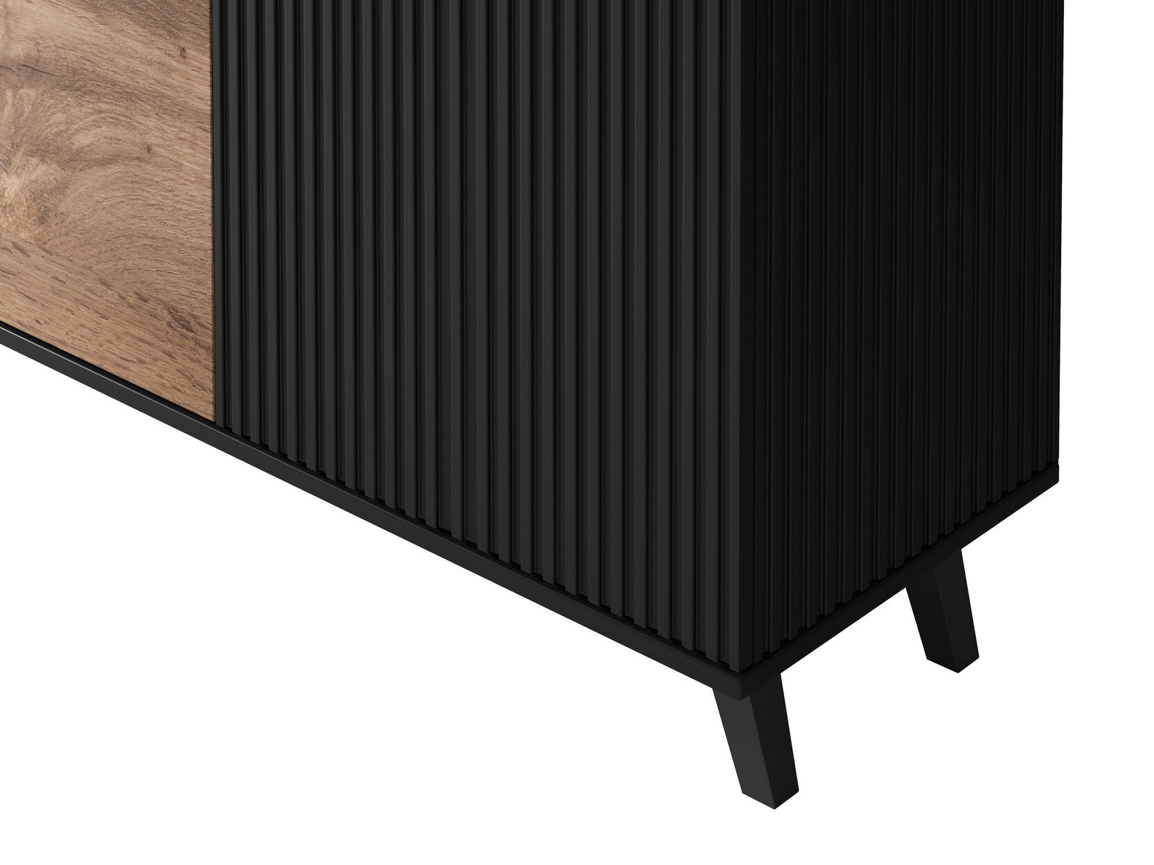 Buffet Luelia 120 (Noir + Chêne wotan)